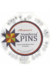 Marilee's Numbered Pins 1-20 - 130ct